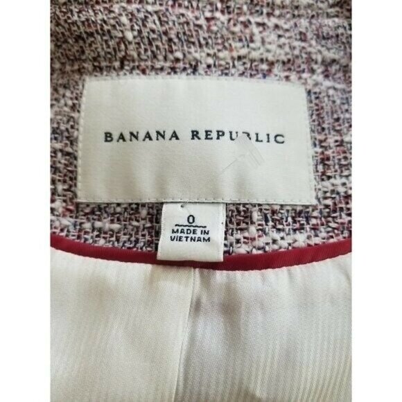 3/$25 Banana Republic size 0 Blazer Front Zipper - Picture 4 of 6